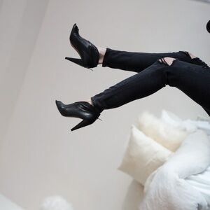 Vince Camuto Black Ankle Booties